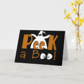 Flüchtige Blick A Boo Halloween T - Shirt und Gesc Karte (Gelbe Blume)