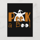 Flüchtige Blick A Boo Halloween T - Shirt und Gesc Postkarte (Vorderseite)