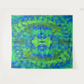 Flüchtige Blick-a-Boo im Meer... Wandteppich (Vorderseite (Horizontal))