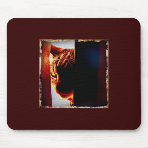 Flüchtige Blick-a-boo Indigo Mousepad