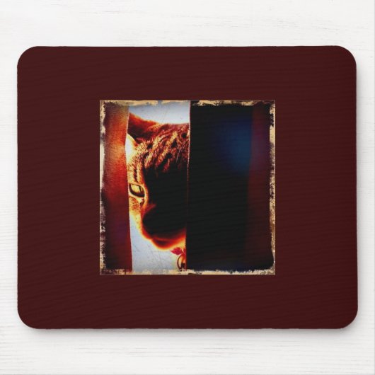 Flüchtige Blick-a-boo Indigo Mousepad (Vorne)