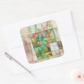 Flüchtige Blick a boo IV Quadratischer Aufkleber (Umschlag)