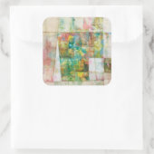 Flüchtige Blick a boo IV Quadratischer Aufkleber (Tasche)