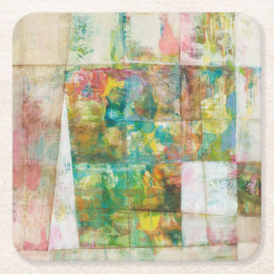 Flüchtige Blick a boo IV Rechteckiger Pappuntersetzer