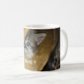 Flüchtige Blick-A-Boo Kaffeetasse (VorderseiteRechts)