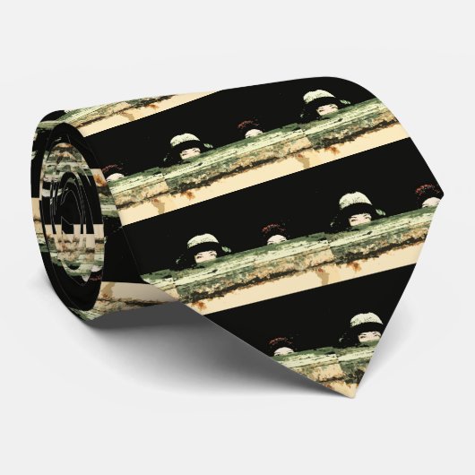 Flüchtige Blick-a-boo! Krawatte (Gerollt)