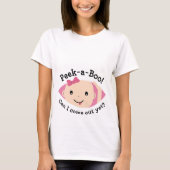 Flüchtige Blick-A-Boo-Maternity-T - Shirt (Vorderseite)