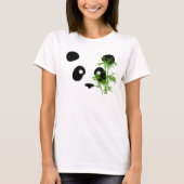 "Flüchtige Blick a Boo Panda" T-Shirt (Vorderseite)