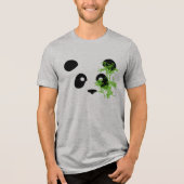 "Flüchtige Blick a Boo Panda" Tri-Blend Shirt (Vorderseite)