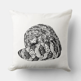 "Flüchtige Blick-a-Boo" Pangolin-Design Kissen