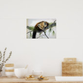 Flüchtige Blick-a-boo, Pine Marten Poster (Küche)
