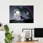 Flüchtige Blick A Boo Poster (Heimbüro)