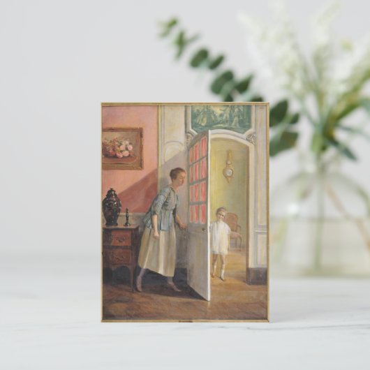 Flüchtige Blick-a-Boo Postkarte (Stehend Vorderseite)