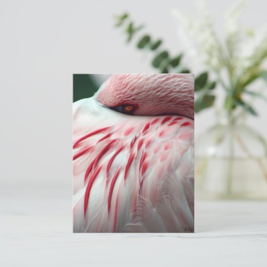 Flüchtige Blick a Boo Postkarte (Stehend Vorderseite)