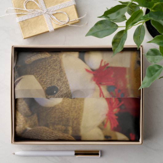 flüchtige Blick-a-boo-Sock-Affe Seidenpapier (Geschenk)