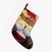 Flüchtige Blick-a-Boo-Sockaffe Kleiner Weihnachtsstrumpf (Vorderansicht (hängend))