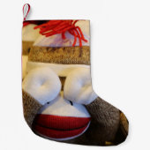 Flüchtige Blick-a-Boo-Sockaffe Kleiner Weihnachtsstrumpf (Vorderseite)