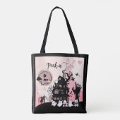"Flüchtige Blick a Boo" Spooky-Niedliche Trick-ode Tasche (Rückseite)