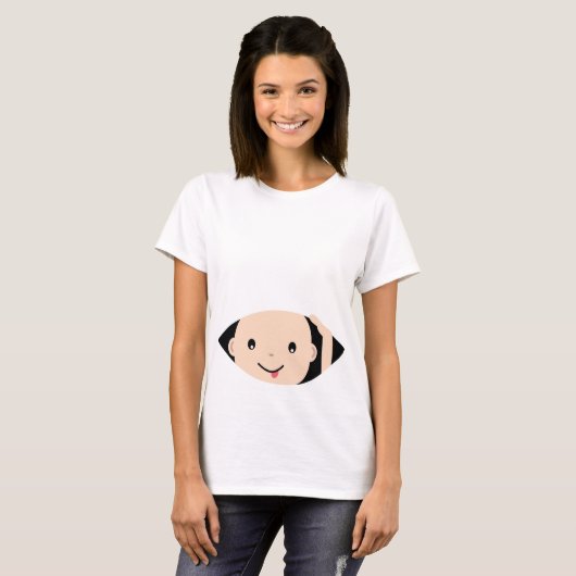 Flüchtige Blick-A-Boo T-Shirt (Vorne ganz)