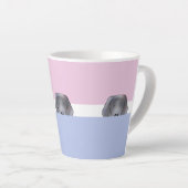 "Flüchtige Blick a Boo" Weimaraner Hund | Milchtasse (Rechte Ecke)