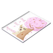 Flüchtige Blick-A-Boo-Welpe-Spirale Notizblock (Linke Seite)