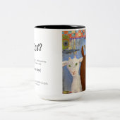 Flüchtige Blick-a-boo! Ziege Tasse - lustige Ziege (Mittel)