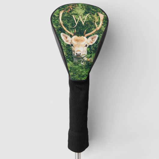 Flüchtige Blick a Deer Personal Initial Golf Headcover (Vorderseite)