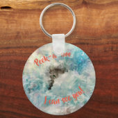 FLÜCHTIGE BLICK EIN BOO, DAS ICH IHNEN NIEDLICH SE SCHLÜSSELANHÄNGER (Vorderseite)