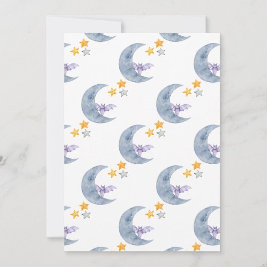 Flüchtige Blick ein Boo Little Pumpkin zweiundzwan Einladung (Rückseite)