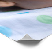 Flüchtige Blick ein bootfähiges Babyposter Poster (Ecke)