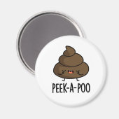 Flüchtige Blick Ein Poo Funny Kack Pun Magnet (Vorderseite/Rückseite)