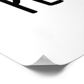 Flüchtige Blick Ein Poo Funny Kack Pun Poster (Ecke)