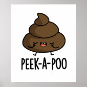 Flüchtige Blick Ein Poo Funny Kack Pun Poster (Vorne)