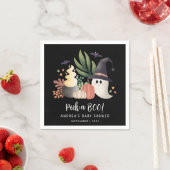 Flüchtige Blick einer Boo Halloween Ghost Baby Dus Serviette (Beispiel)