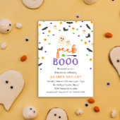 Flüchtige Blick einer Boo Halloween Kinderdusche E Einladung