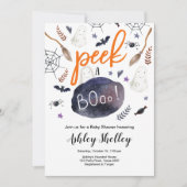 Flüchtige Blick einer neutralen Babydusche für Boo Einladung (Vorderseite)