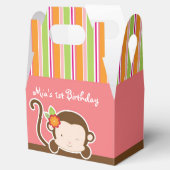 Flüchtige Blick eines Affen Safari Streifen Gastge Geschenkschachtel (Geöffnet)