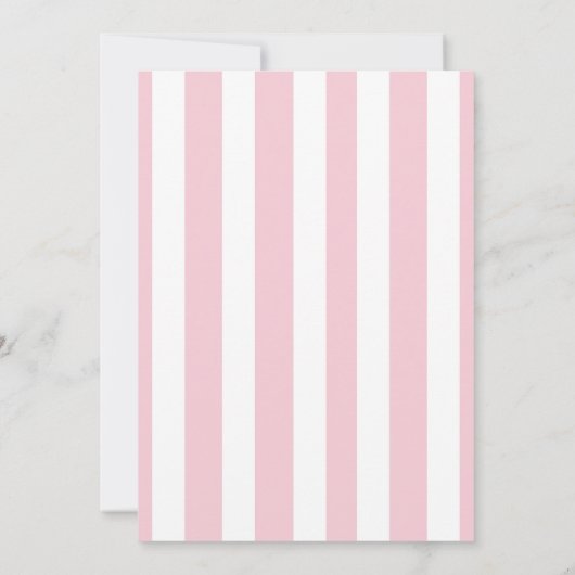 Flüchtige Blick eines BOO Ghost Hexenrosa Hallowee Einladung (Rückseite)