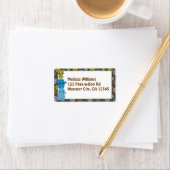 Flüchtige Blick eines Boo-MONSTERS-Adressenaufkleb Adressaufkleber (Insitu)