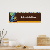 Flüchtige Blick eines Boo MONSTERS Baby Showbanner Poster (Küche)