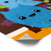 Flüchtige Blick eines Boo MONSTERS Baby Showbanner Poster (Ecke)