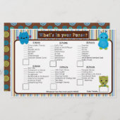 Flüchtige Blick eines Boo Monsters Baby Shower Pur (Vorne/Hinten)