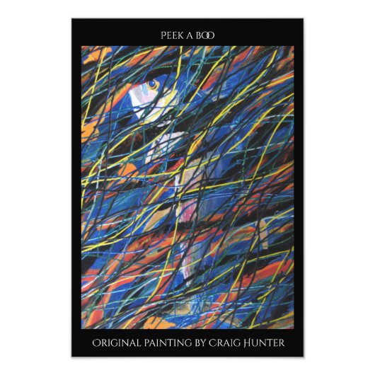 Flüchtige Blick Fotodruck (Vorne)