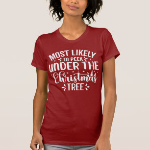 Flüchtige Blick unter dem Baum am wahrscheinlichs T-Shirt