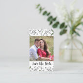  Flüchtige Hand Drawn botanisch Visitenkarte (Stehend Vorderseite)