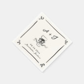 Flüchtige Händeschleife Serviette (Ecke)