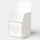 Flüchtige handgezeichnete Hochzeit Geschenkschachtel (Geöffnet)