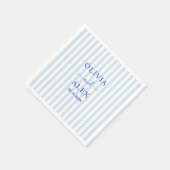 Flüchtige handgezeichnete Hochzeit Serviette (Ecke)