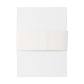 Flüchtige, handgezogene Hochzeitsdoodles Einladungsbanderole (Rückseitenbeispiel)