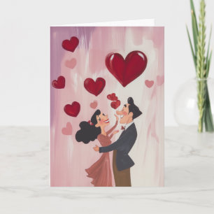 Flüchtige Liebe in der Luft Einladung